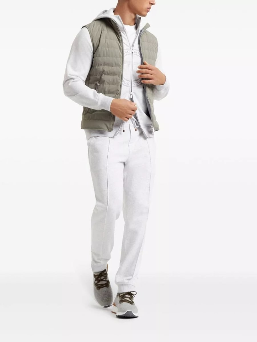 Brunello Cucinelli T-shirt in cotone, view 4