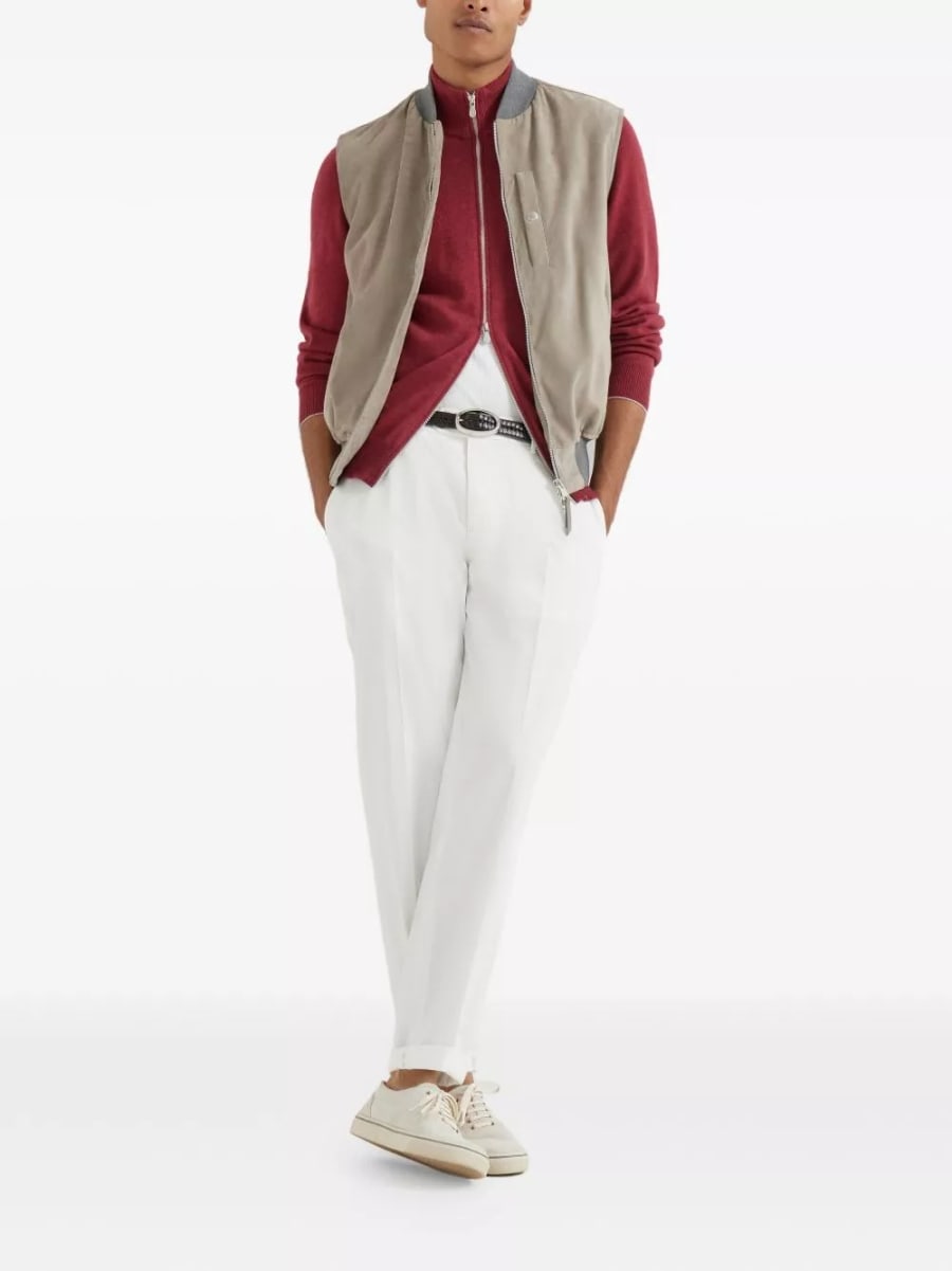 Brunello Cucinelli Pantaloni in cotone, view 3