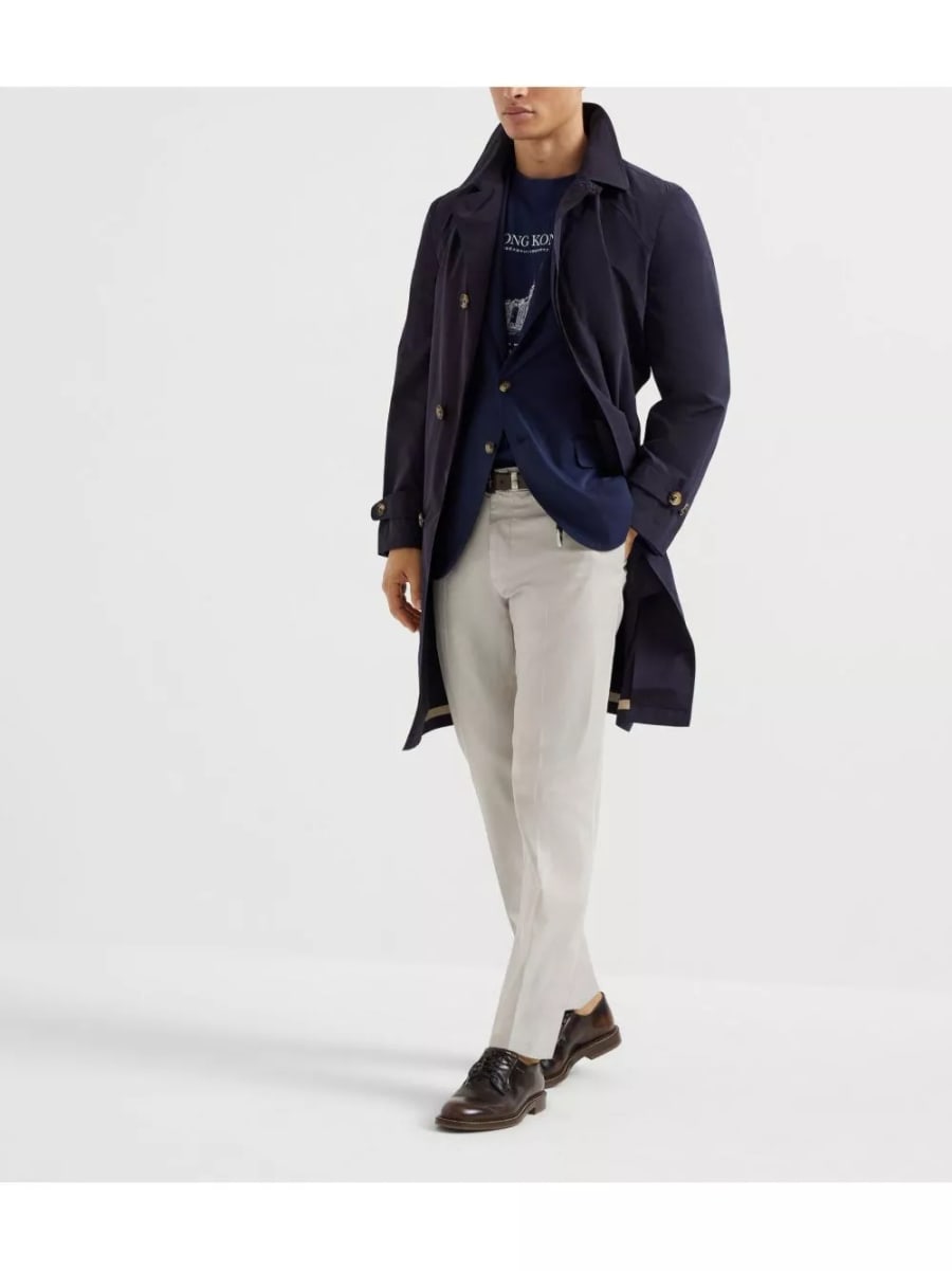 Brunello Cucinelli Pantaloni in cotone, view 3