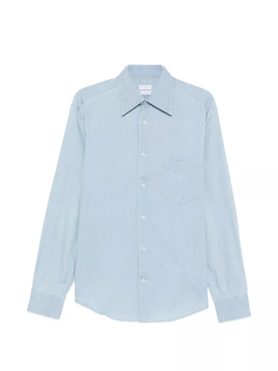 Brunello Cucinelli Camicia in cotone