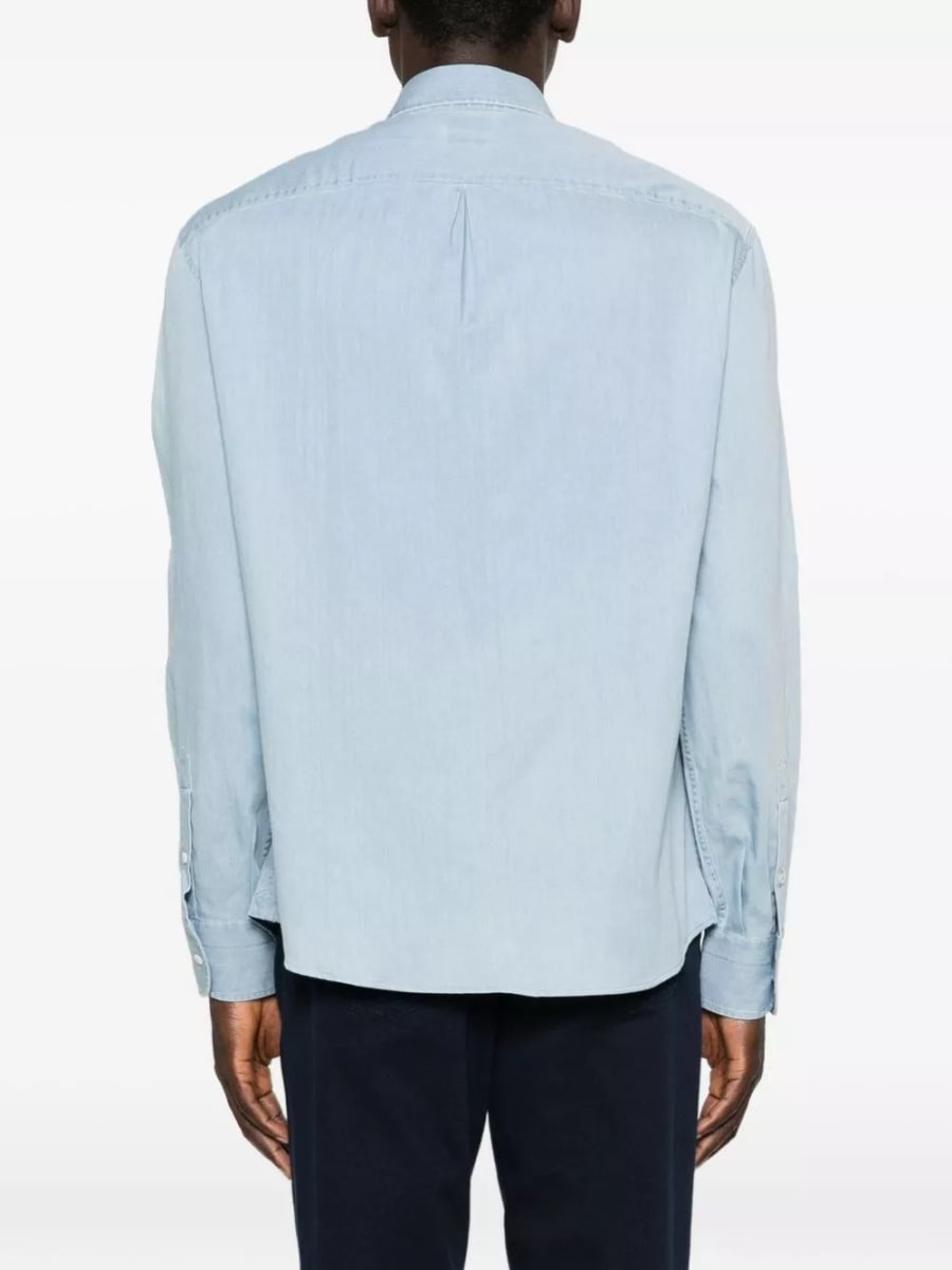 Brunello Cucinelli Camicia in cotone, view 5