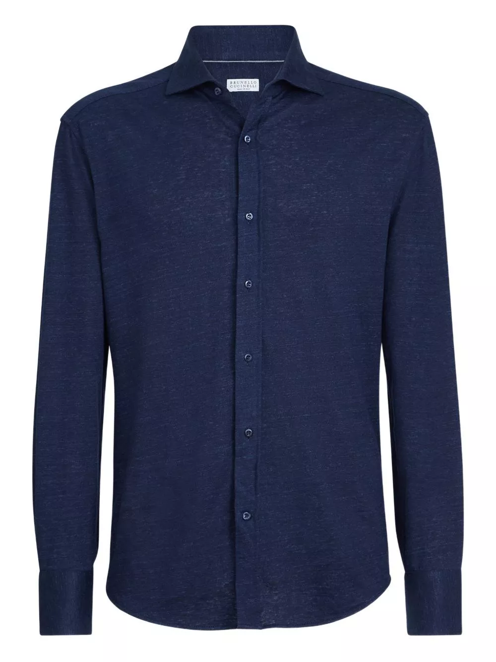 Brunello Cucinelli Camicia in misto lino e cotone