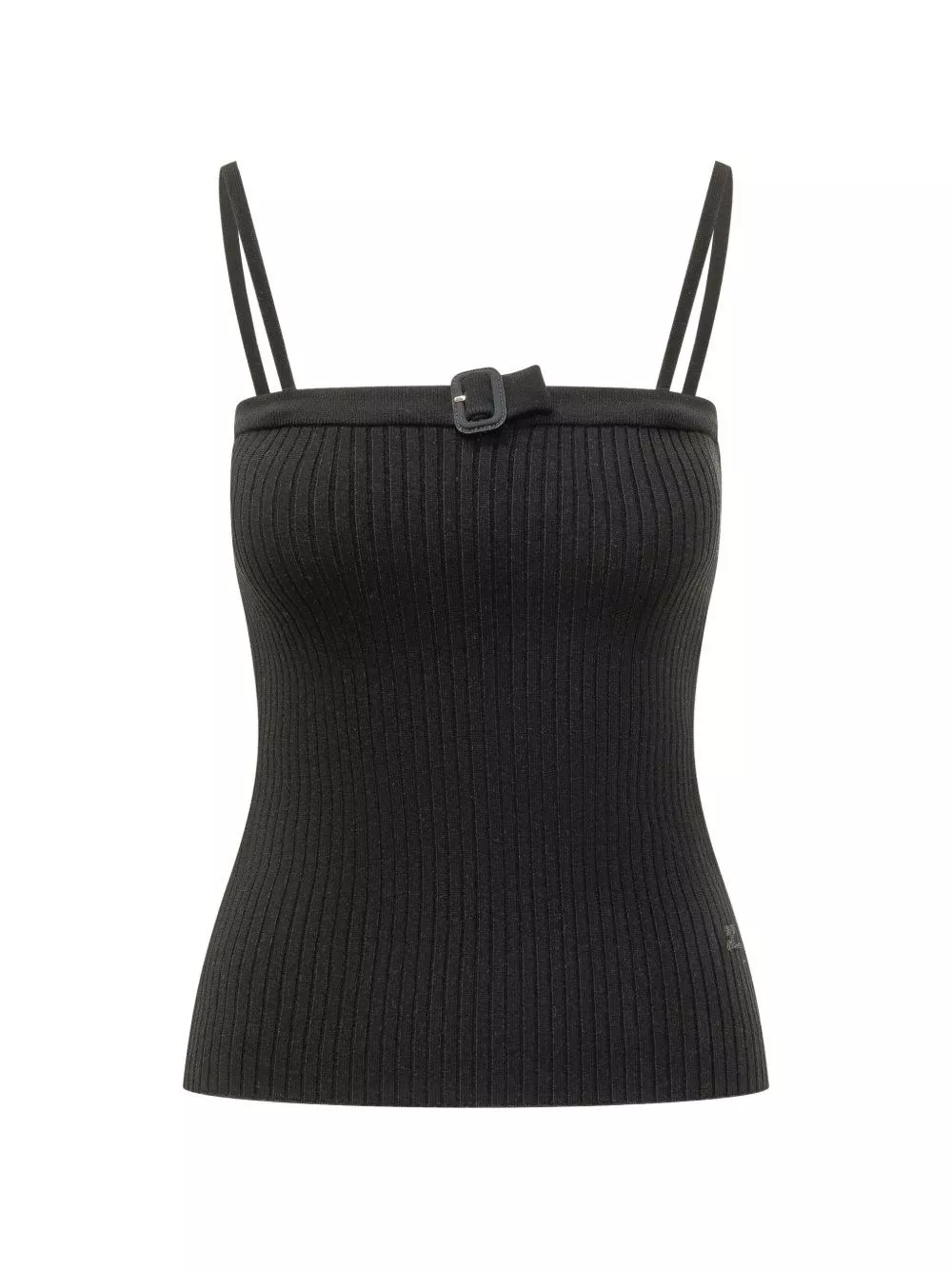 Courrèges Top in maglia a coste