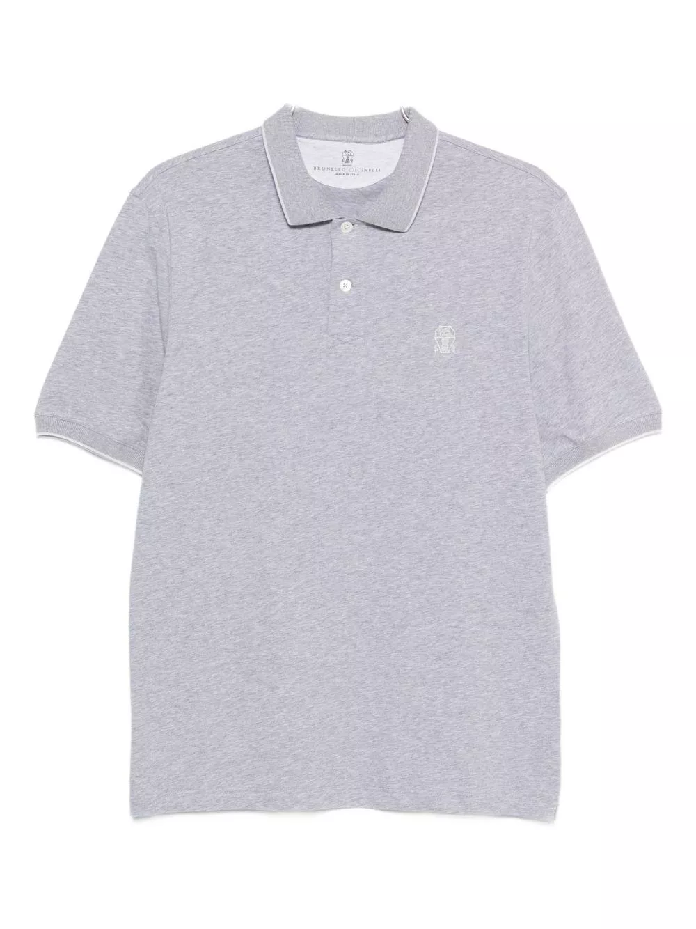 Brunello Cucinelli la polo in cotone con logo