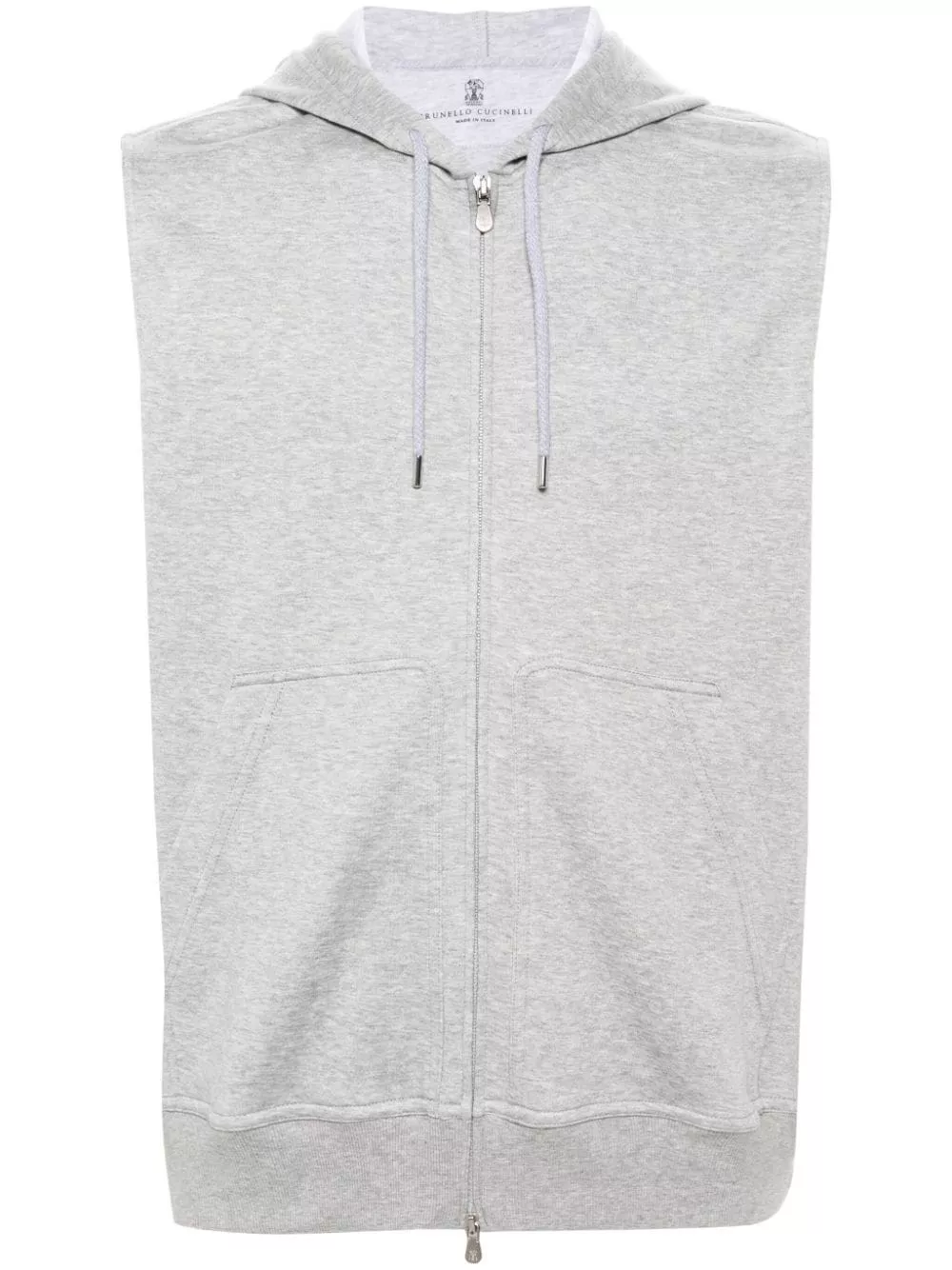 Brunello Cucinelli Hoodie senza maniche