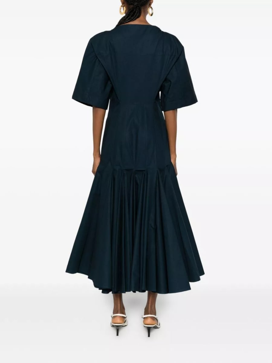 Jacquemus La Robe Moisson abito midi, view 4
