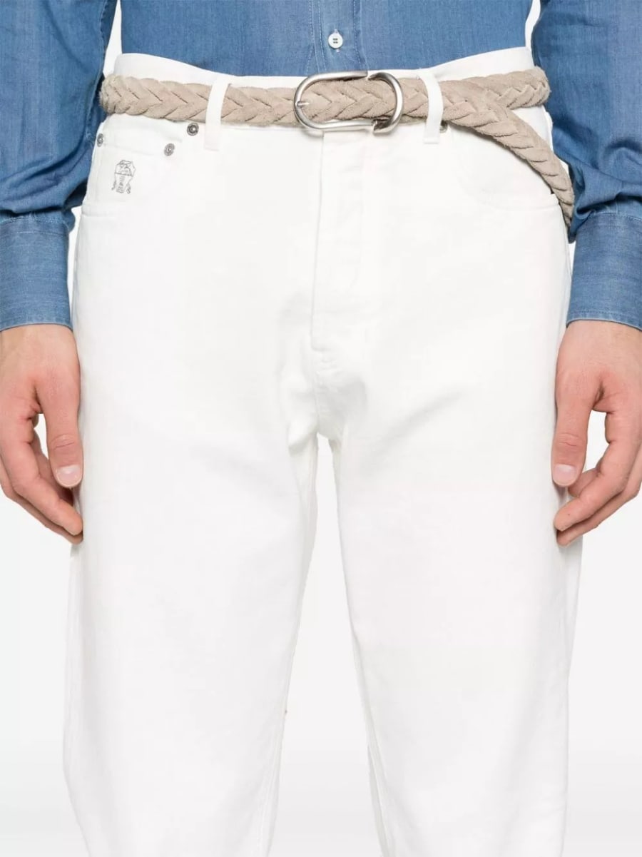 Brunello Cucinelli Jeans in cotone denim, view 3
