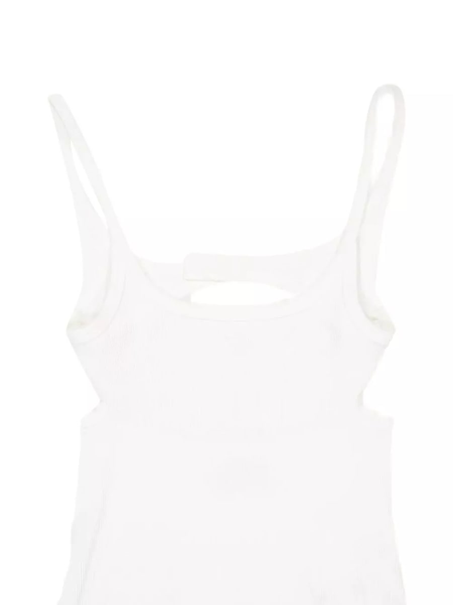 Courrèges Top in cotone, view 3
