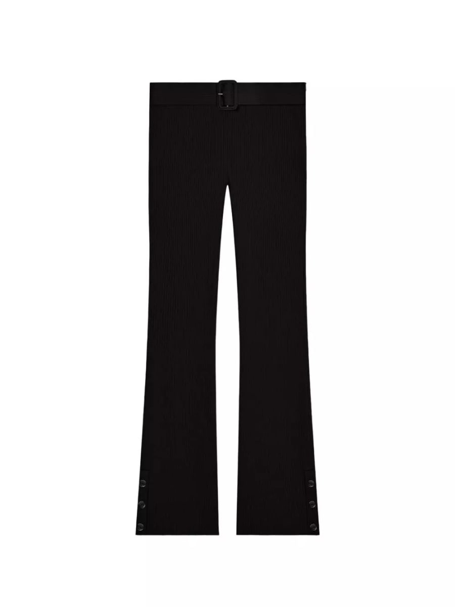 Courrèges Pantaloni in maglia a coste
