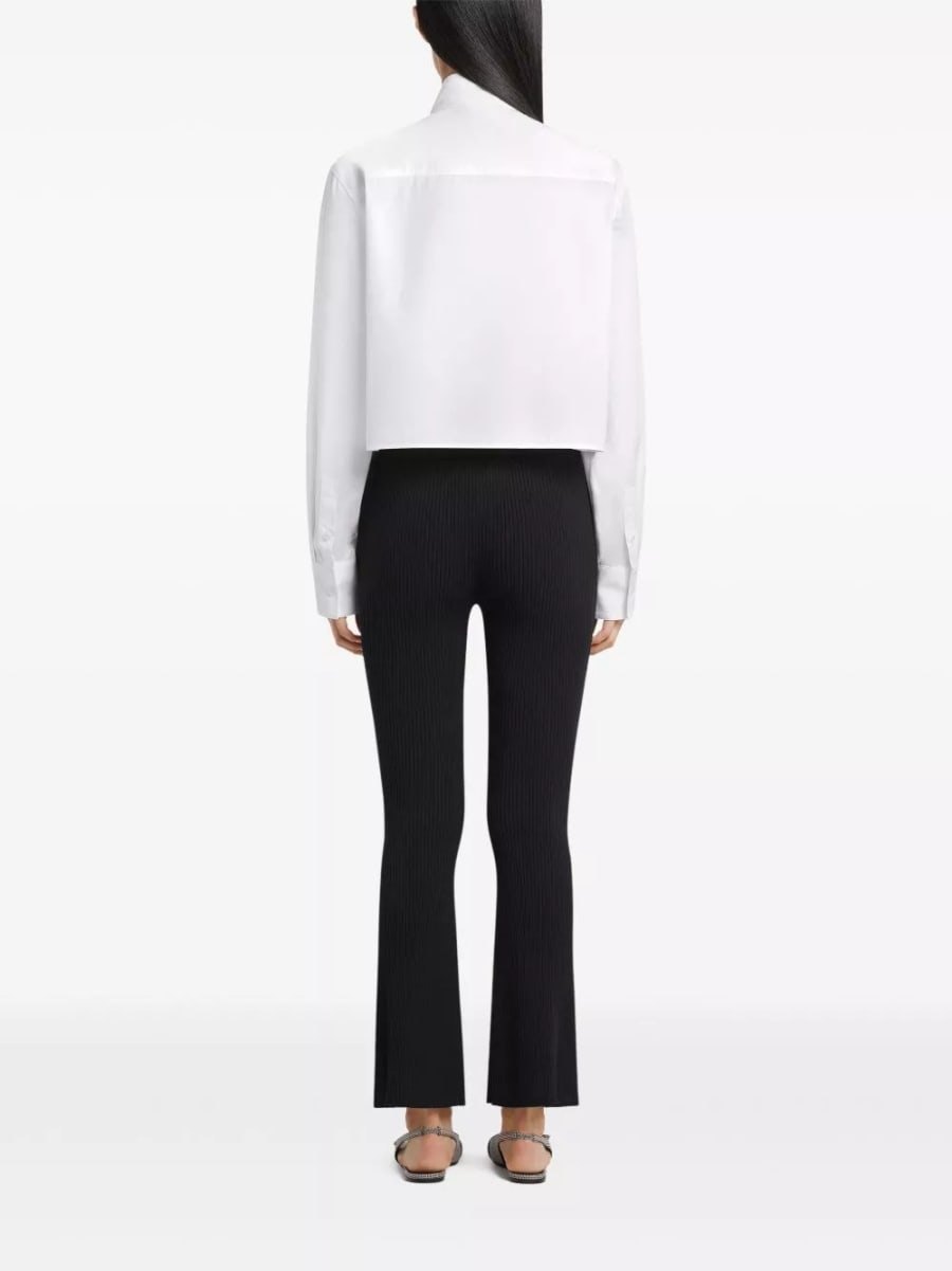 Courrèges Pantaloni in maglia a coste, view 3