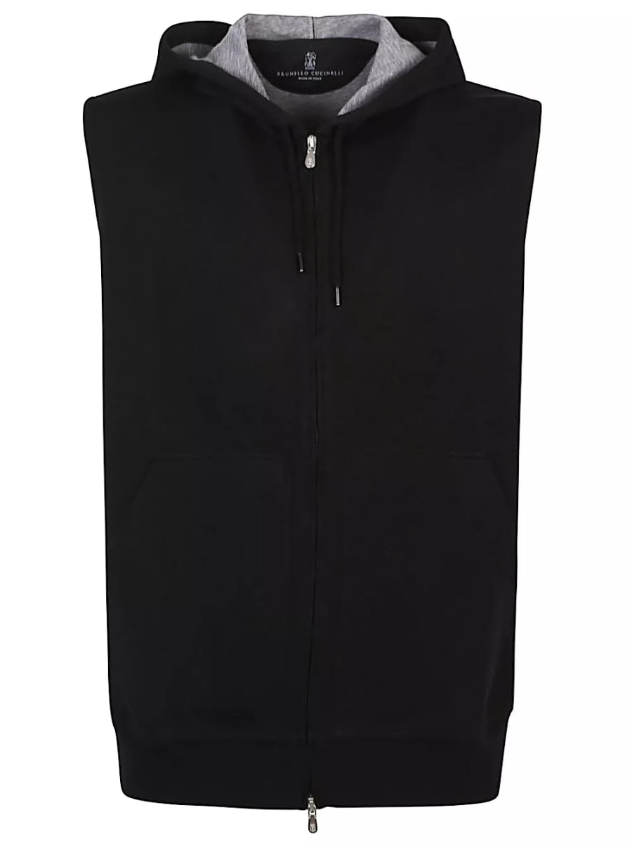 Brunello Cucinelli Hoodie senza maniche