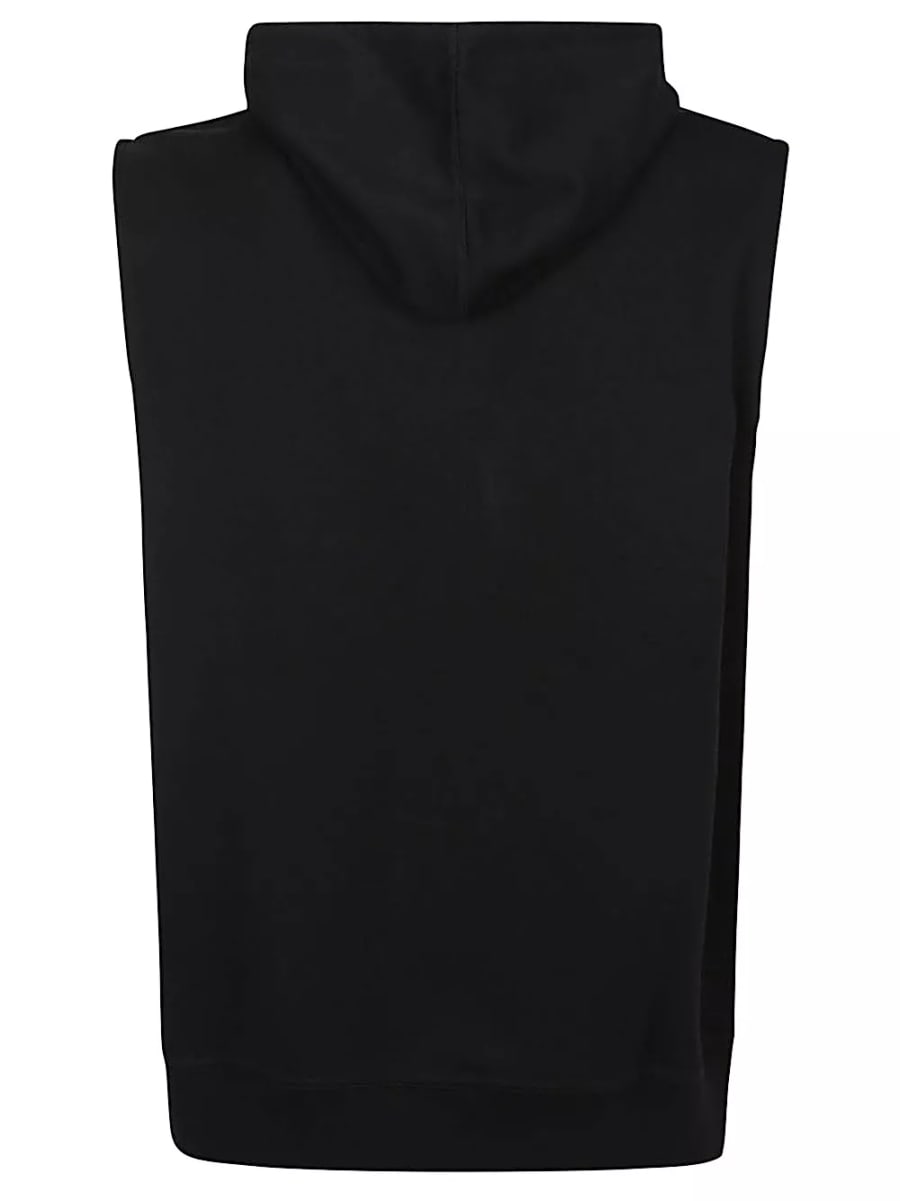 Brunello Cucinelli Hoodie senza maniche, view 2