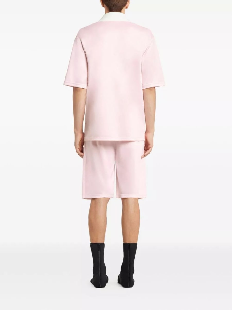 Courrèges la polo oversize con logo, view 2