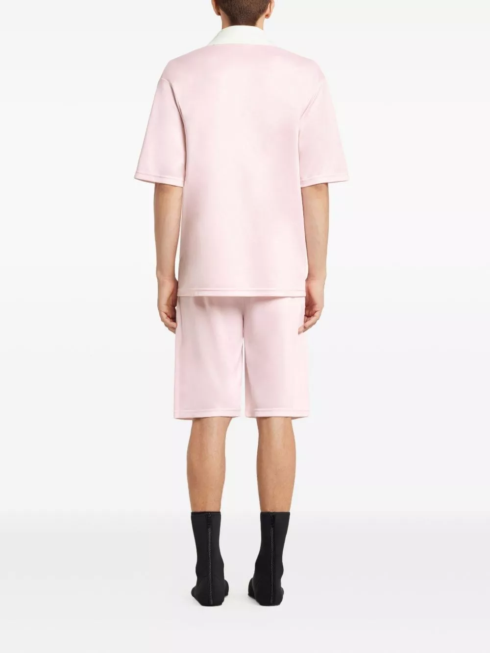 Courrèges la polo oversize con logo, view 2