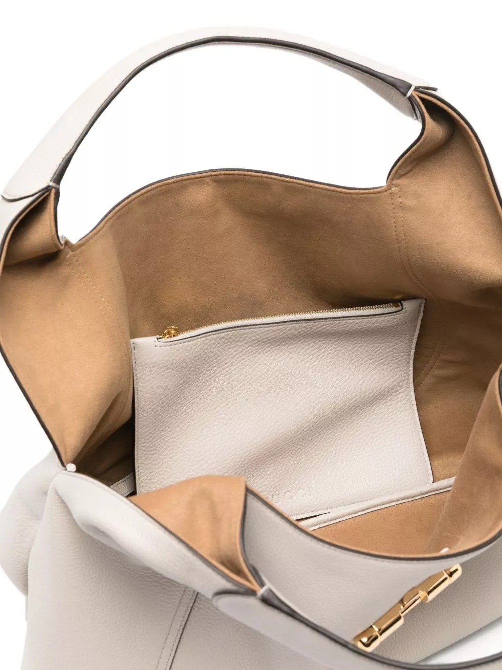 Gucci Borsa a spalla in pelle Softbit, view 2