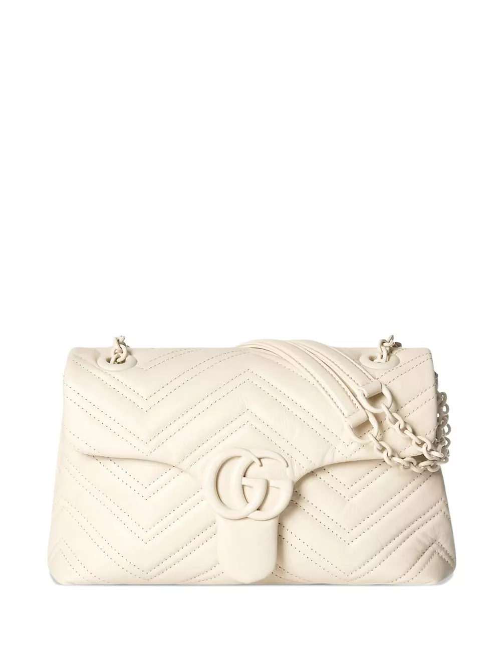 Gucci Borsa a spalla in pelle GG Marmont
