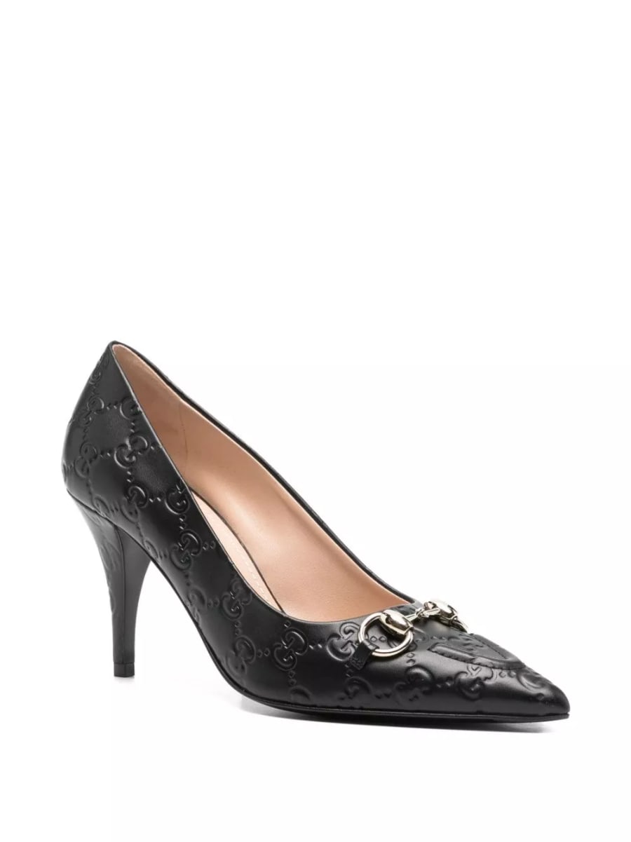 Gucci Pumps in pelle, view 3