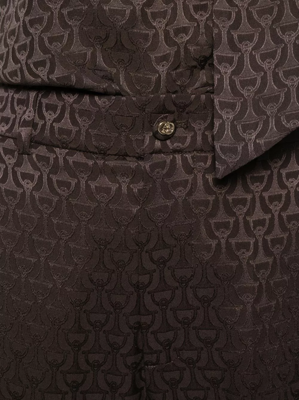 Gucci Pantaloni in seta Horsebit, view 2