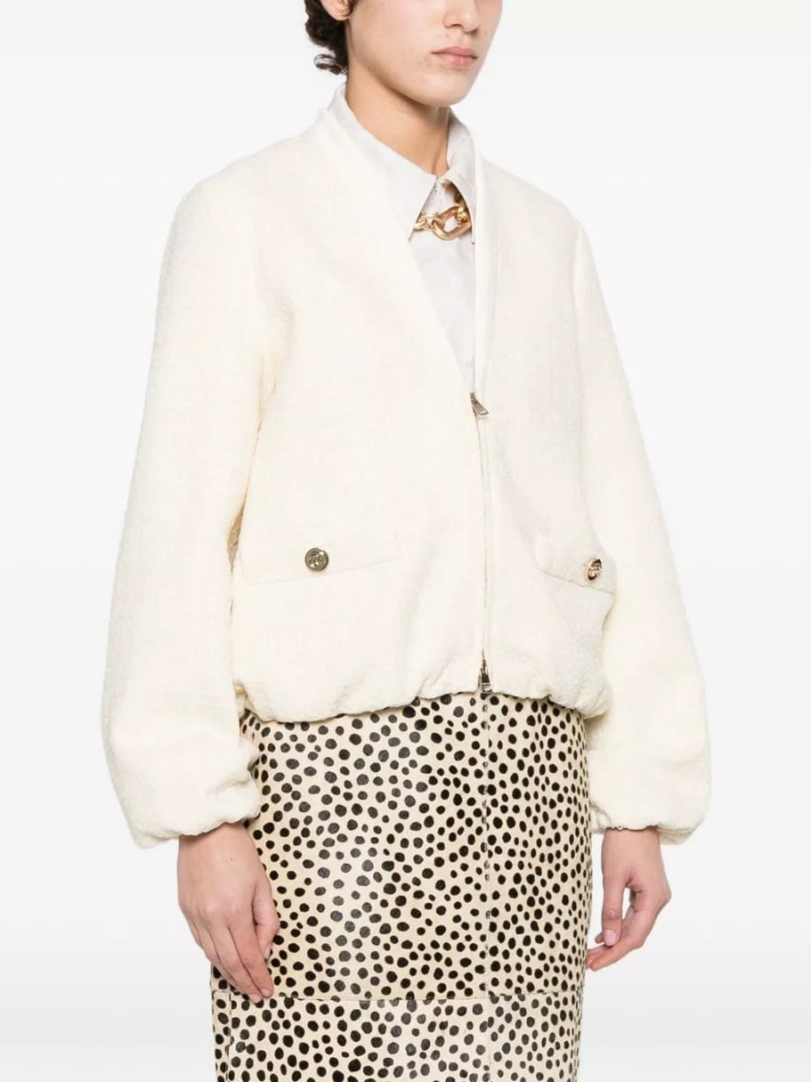Gucci Giacca in tweed di cotone, view 5