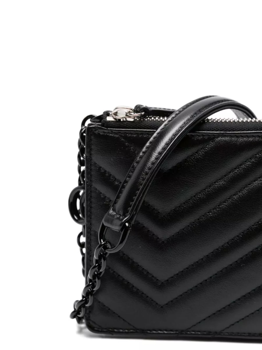 Gucci GG Marmont Borsa mini in pelle, view 4