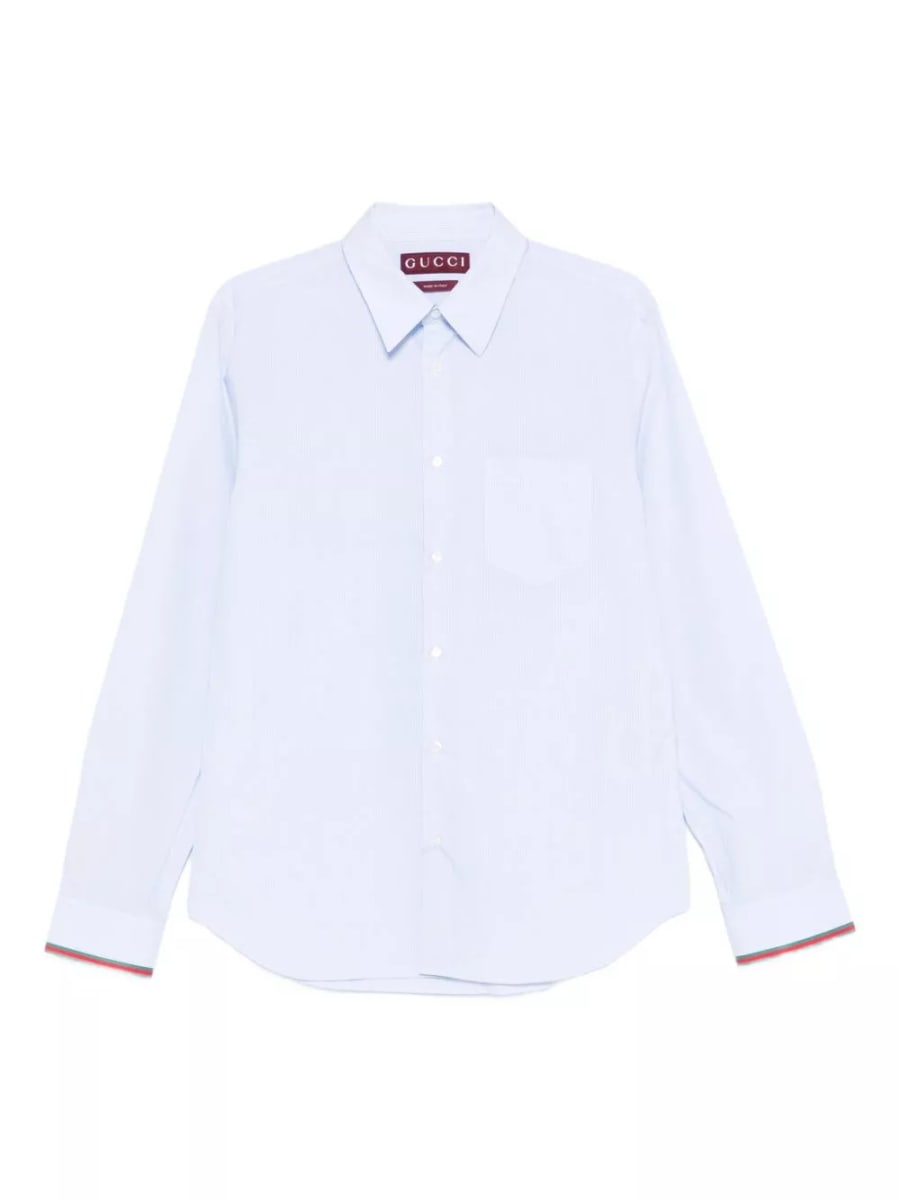 Gucci Camicia in cotone a righe