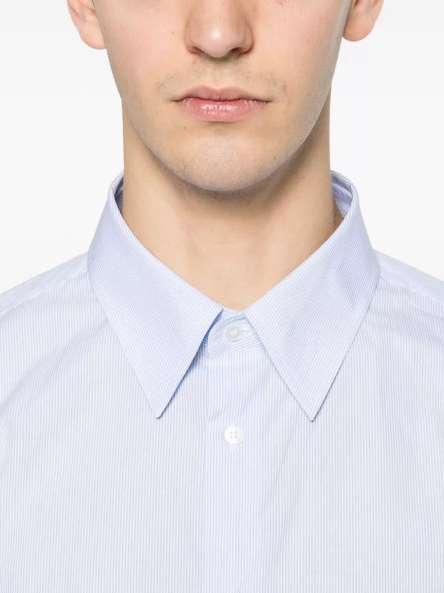 Gucci Camicia in cotone a righe, view 3