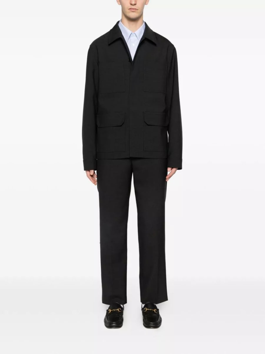 Gucci Camicia in cotone a righe, view 4