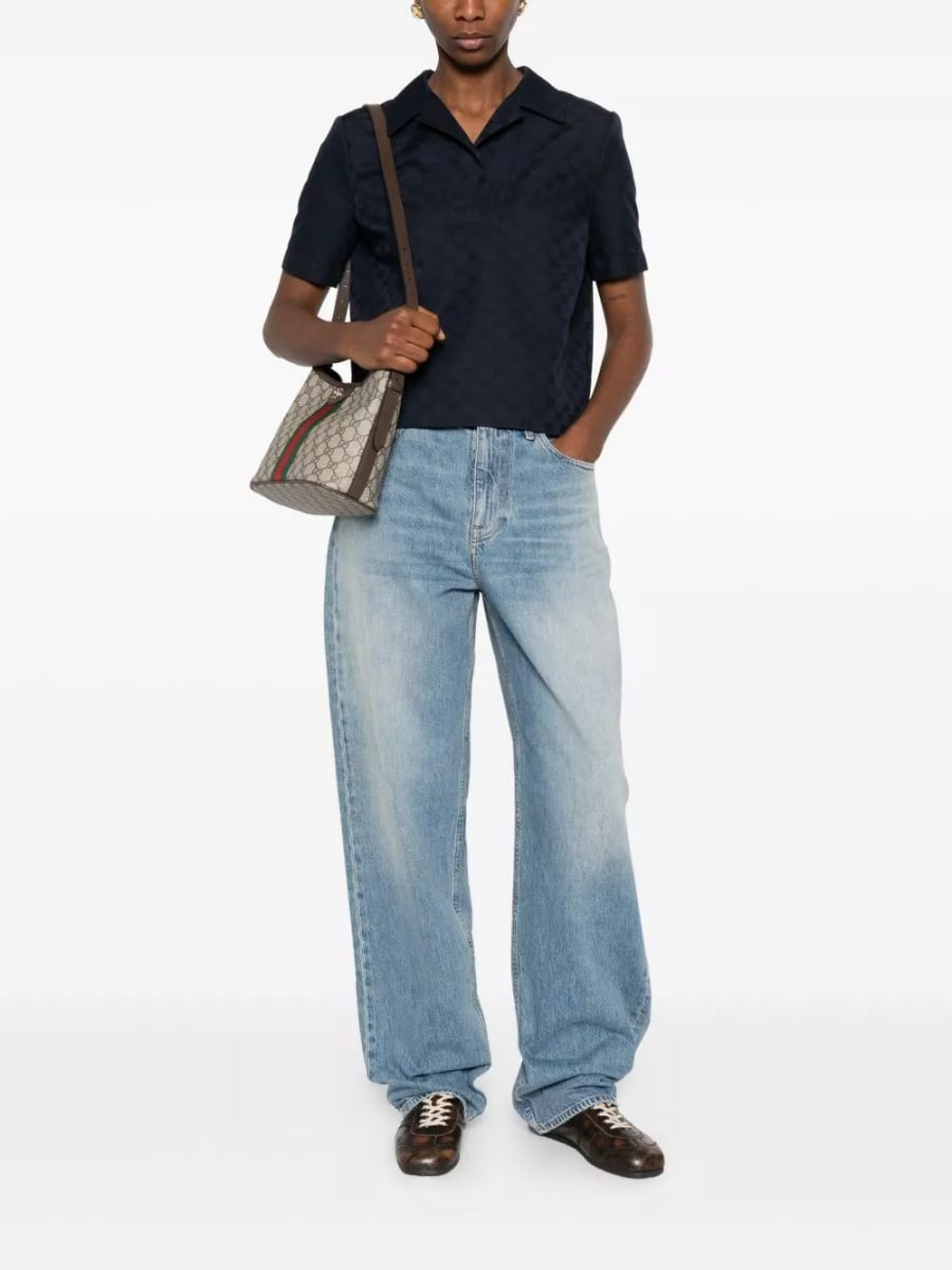 Gucci Jeans in cotone denim, view 4