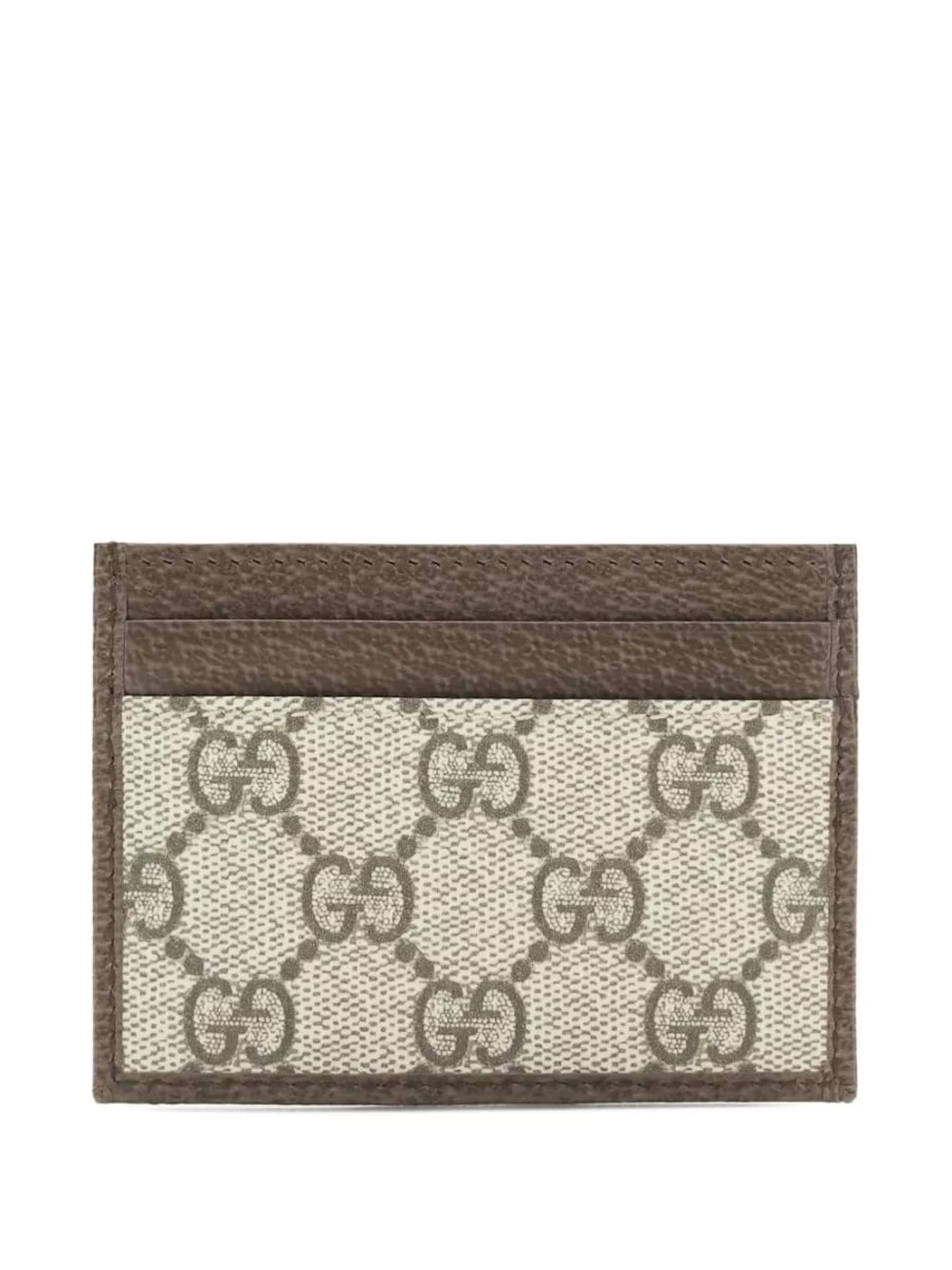 Gucci Portacarte in pelle Ophidia GG, view 2