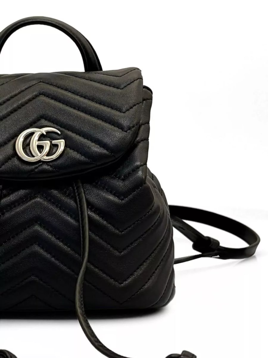 Gucci Zaino in pelle GG Marmont, view 2