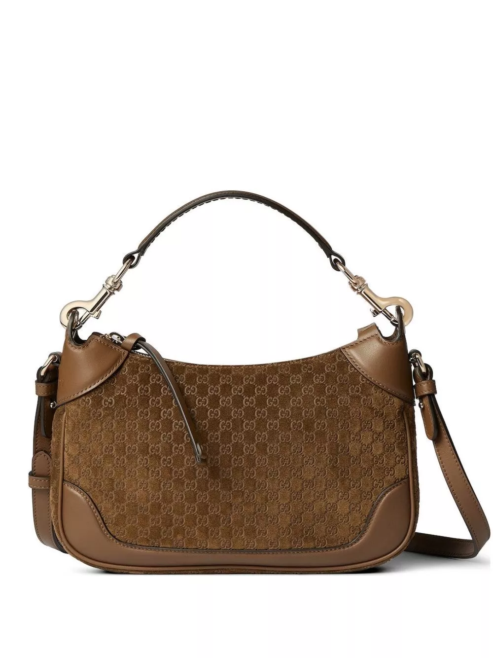 Gucci Borsa a spalla in pelle piccola Gucci B