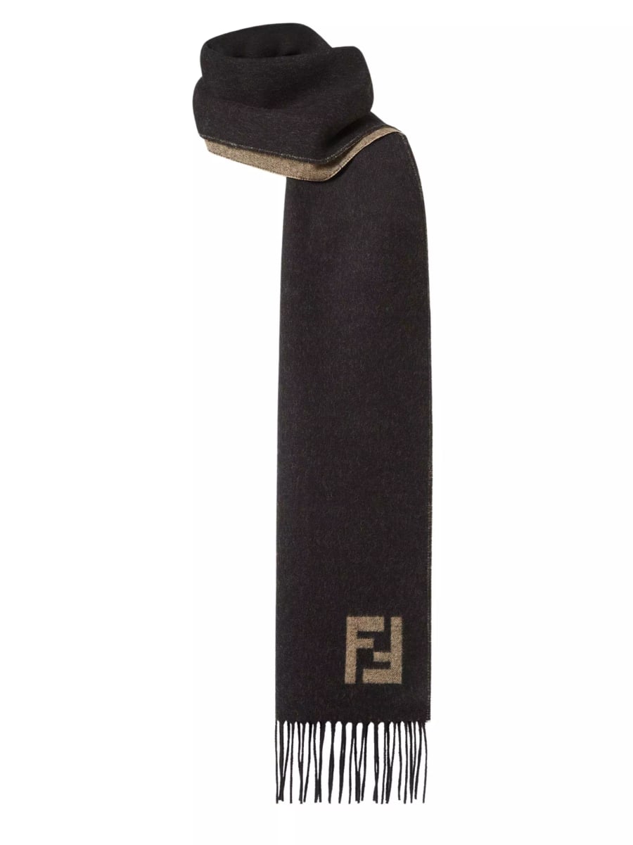 Fendi Sciarpa in lana e cashmere