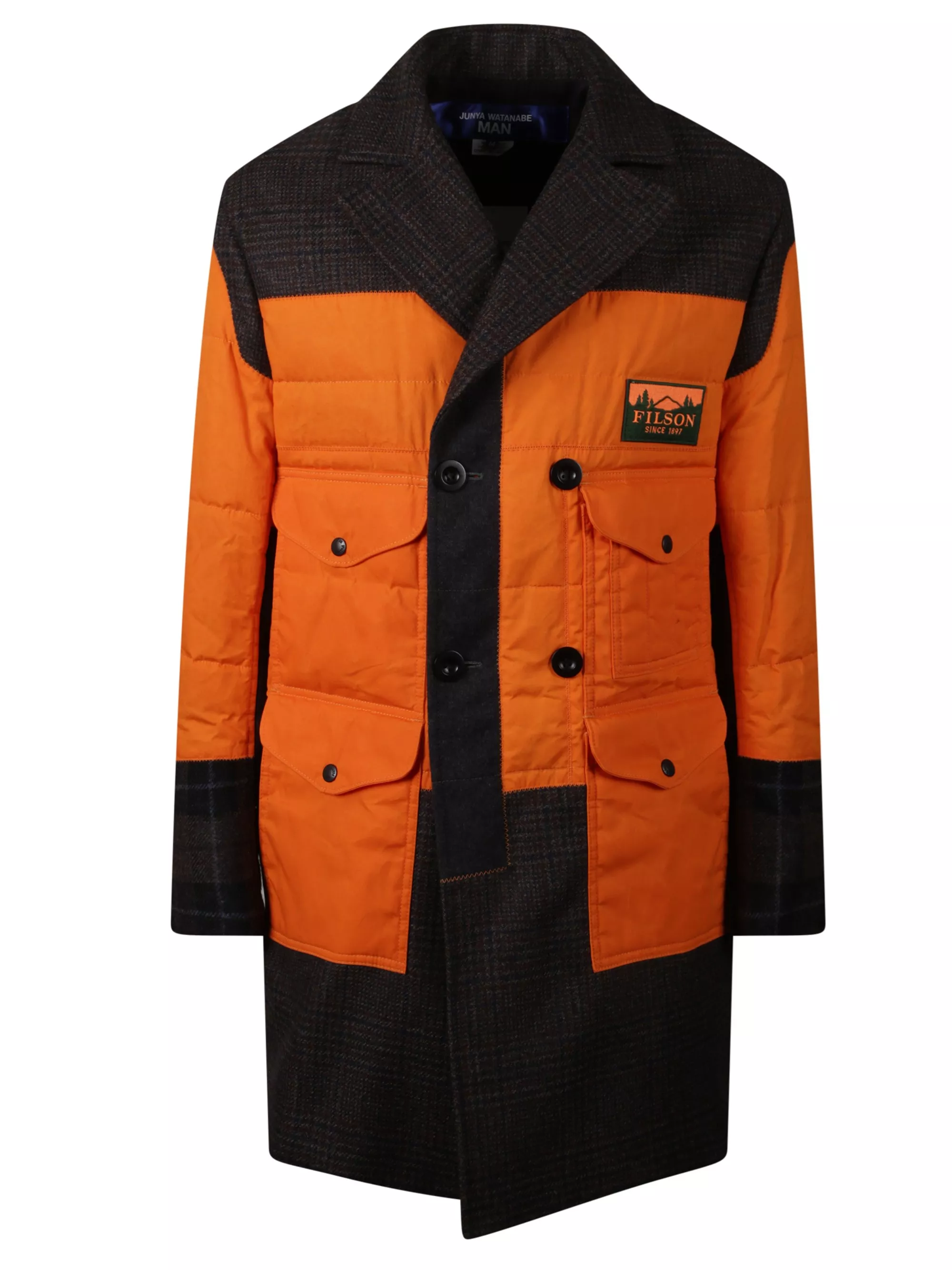 Junya watanabe Cappotto patchwork Filson