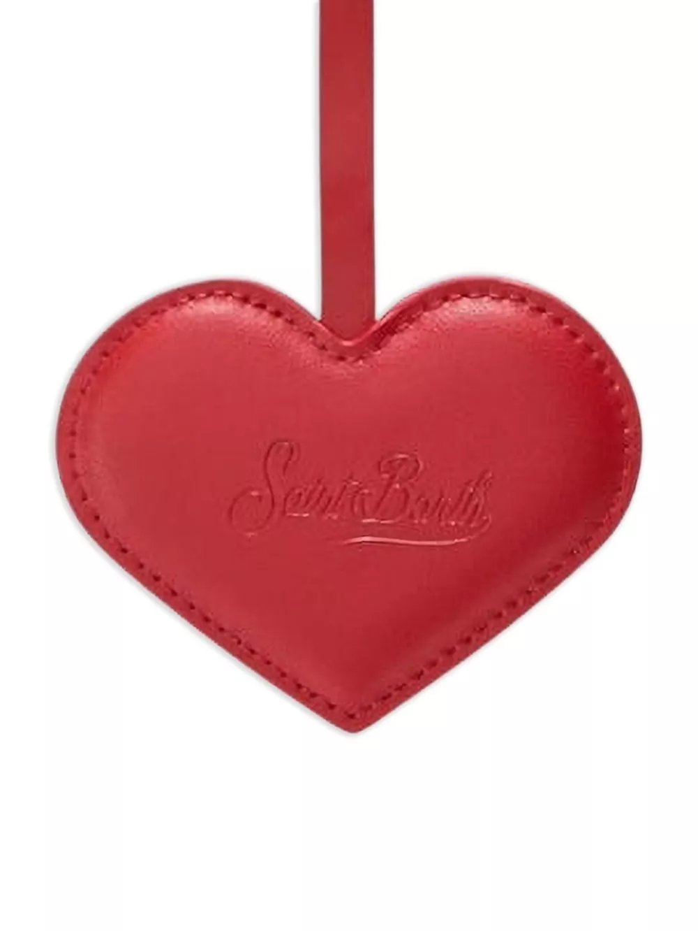 Mc2 saint barth Borsa a cuore in pelle con charm, view 2