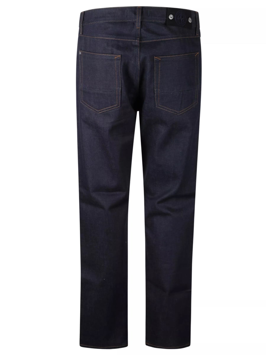 Stone Island Pantaloni regolari in selvedge, view 2