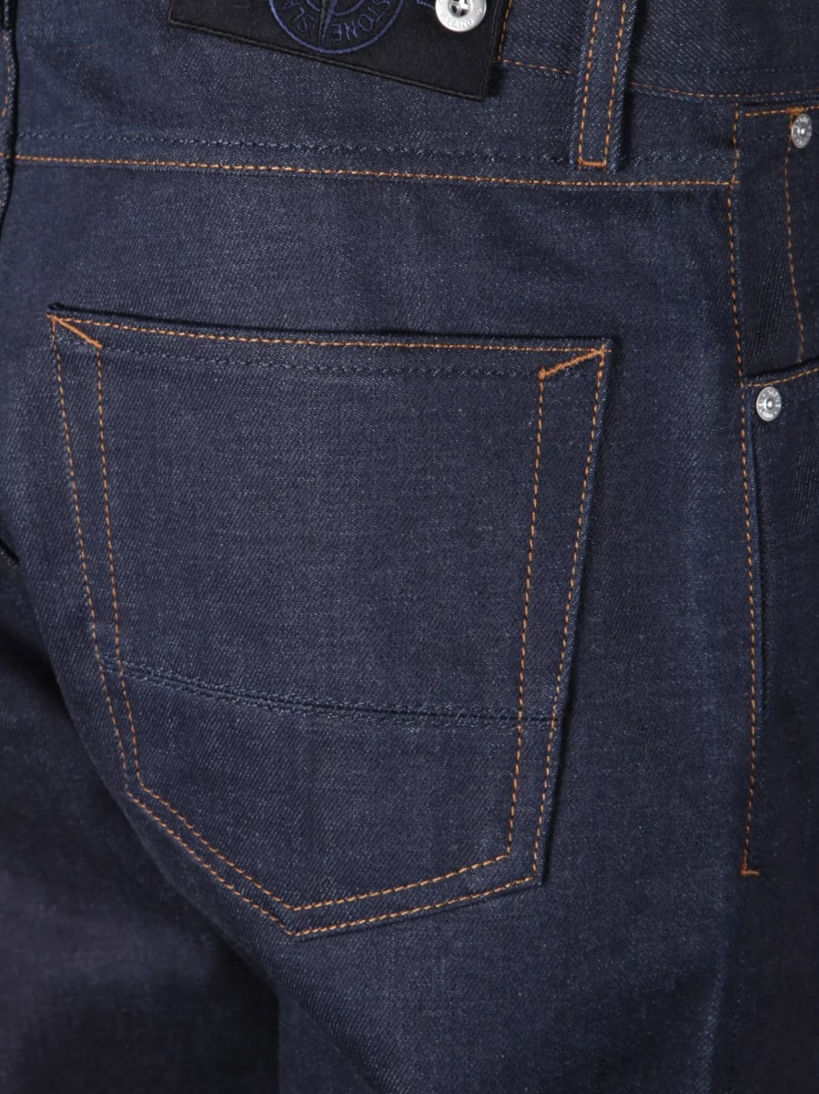 Stone Island Pantaloni regolari in selvedge, view 3
