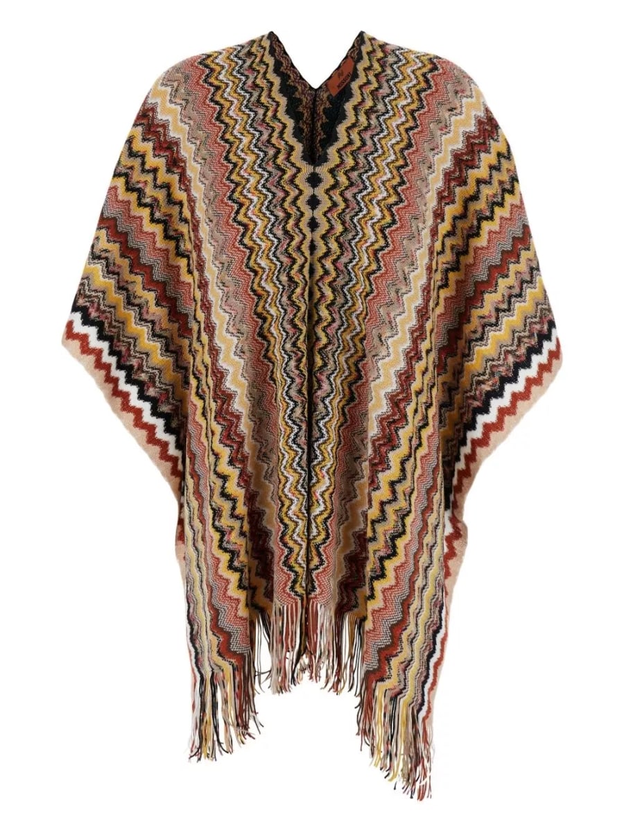 Missoni Poncho con frange
