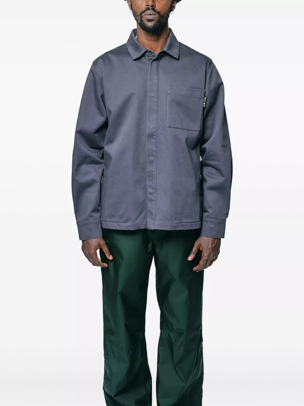 Gr10k Camicia con logo