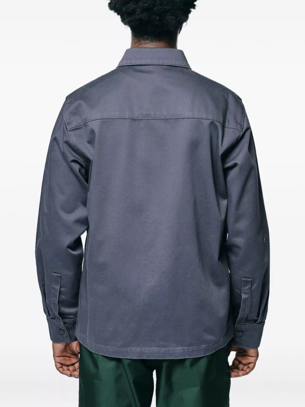 Gr10k Camicia con logo, view 2