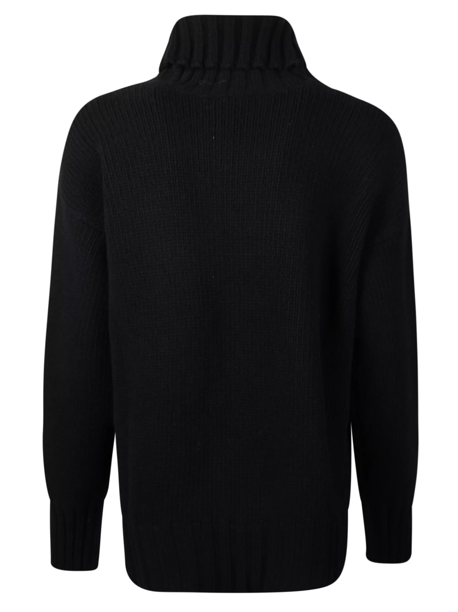 Jucca Maglione a collo alto oversize, view 2
