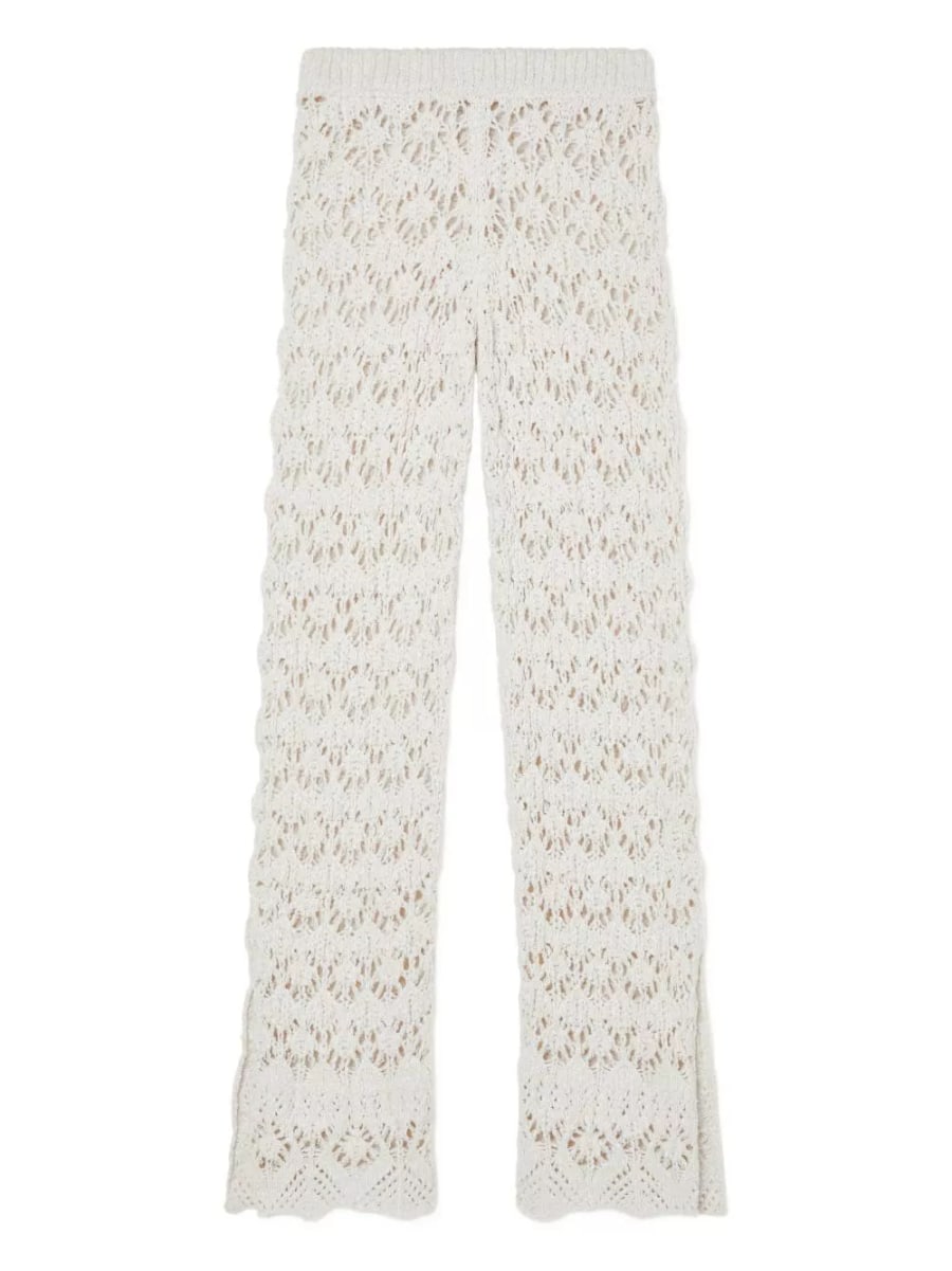 Alanui Pantaloni in cotone Lagoon Romance