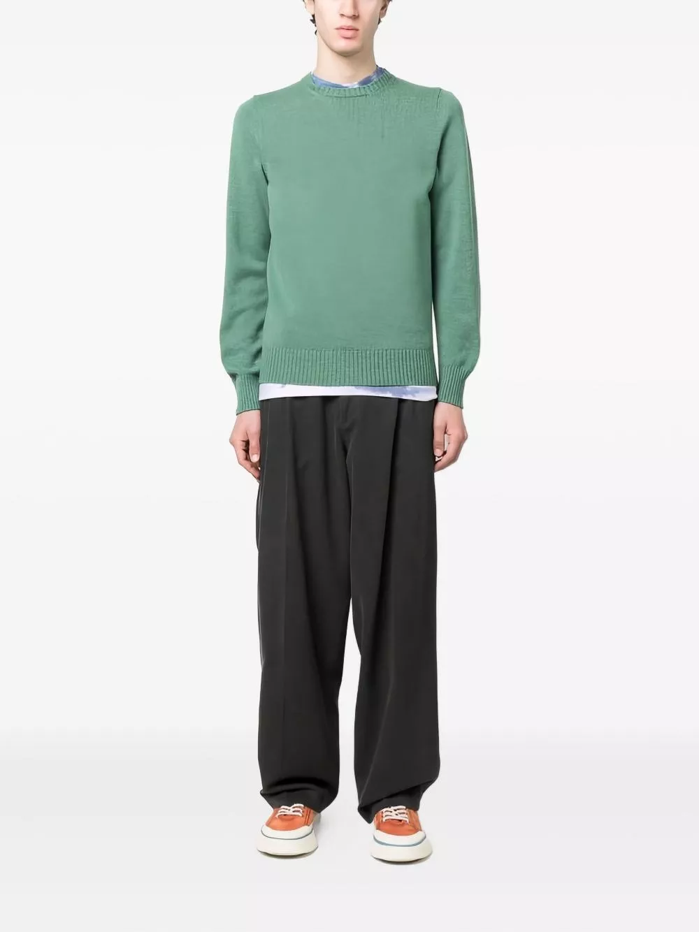 Drumohr Maglione a maniche lunghe con scollo rotondo, view 2