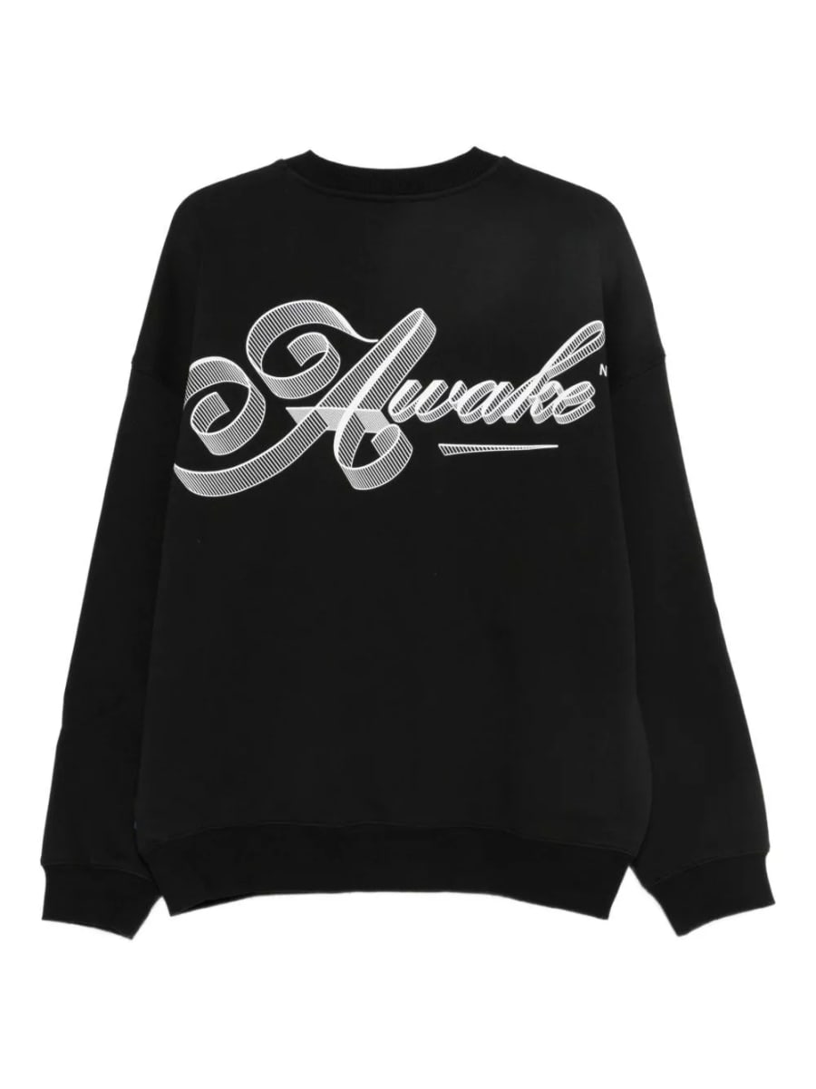 Awake ny Felpa con collo a girocollo Script, view 6