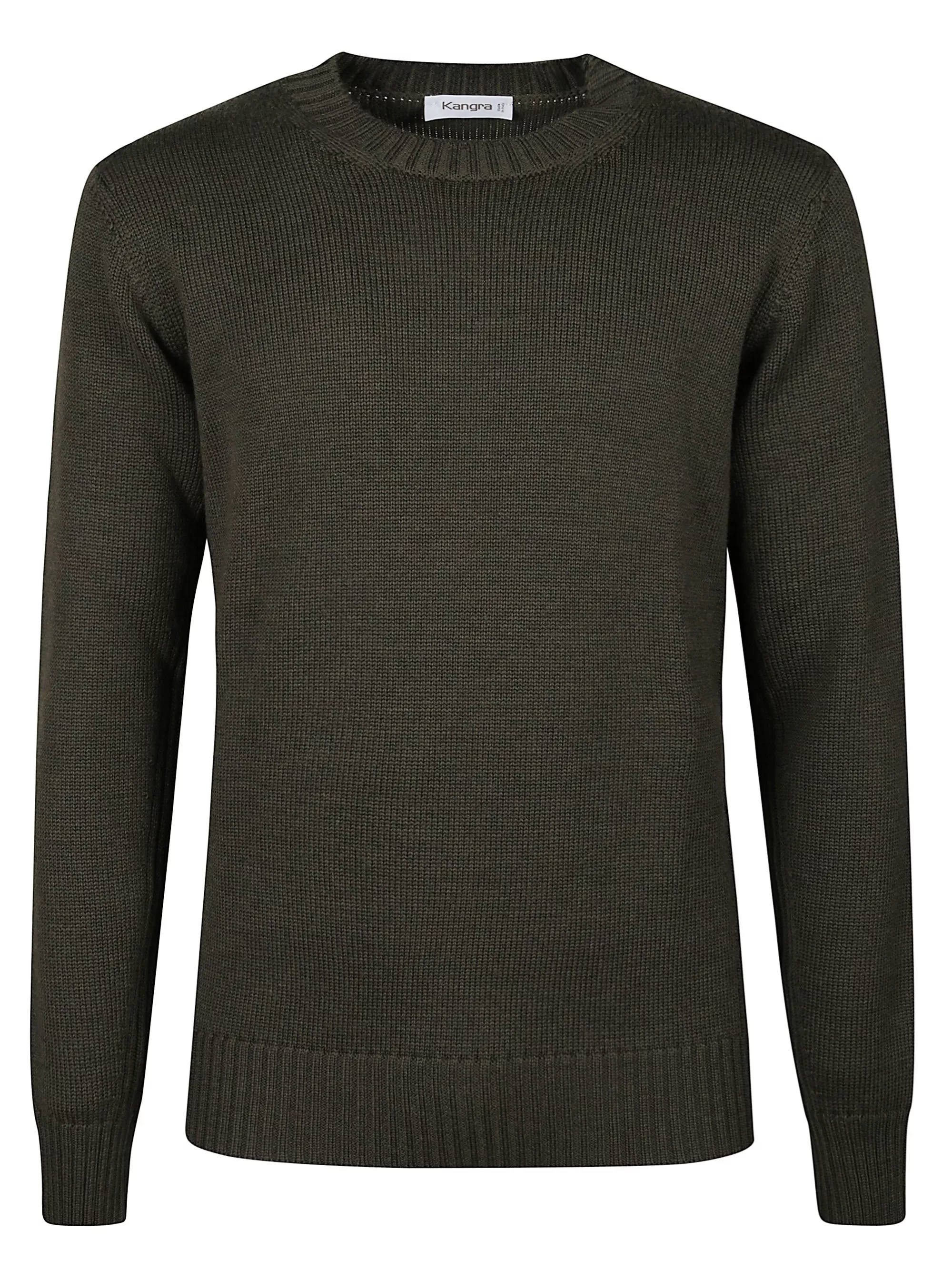 Kangra Maglione in lana fine a collo rotondo