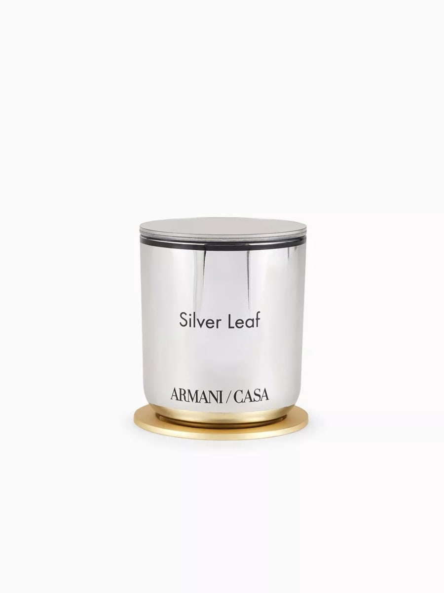 Armani casa Candela Pegaso Silver Leaf