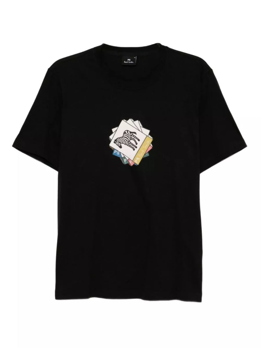 Ps paul smith T-shirt in cotone biologico Zebra