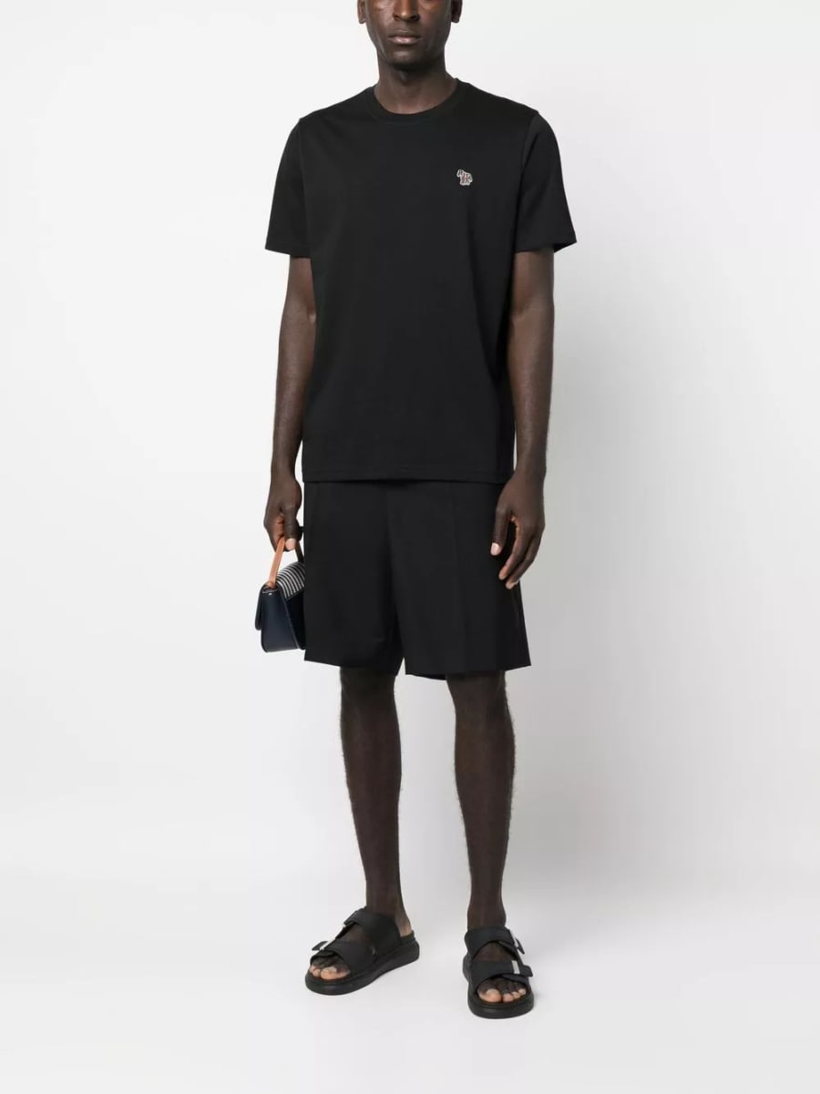 Ps paul smith T-shirt in cotone biologico Zebra, view 4