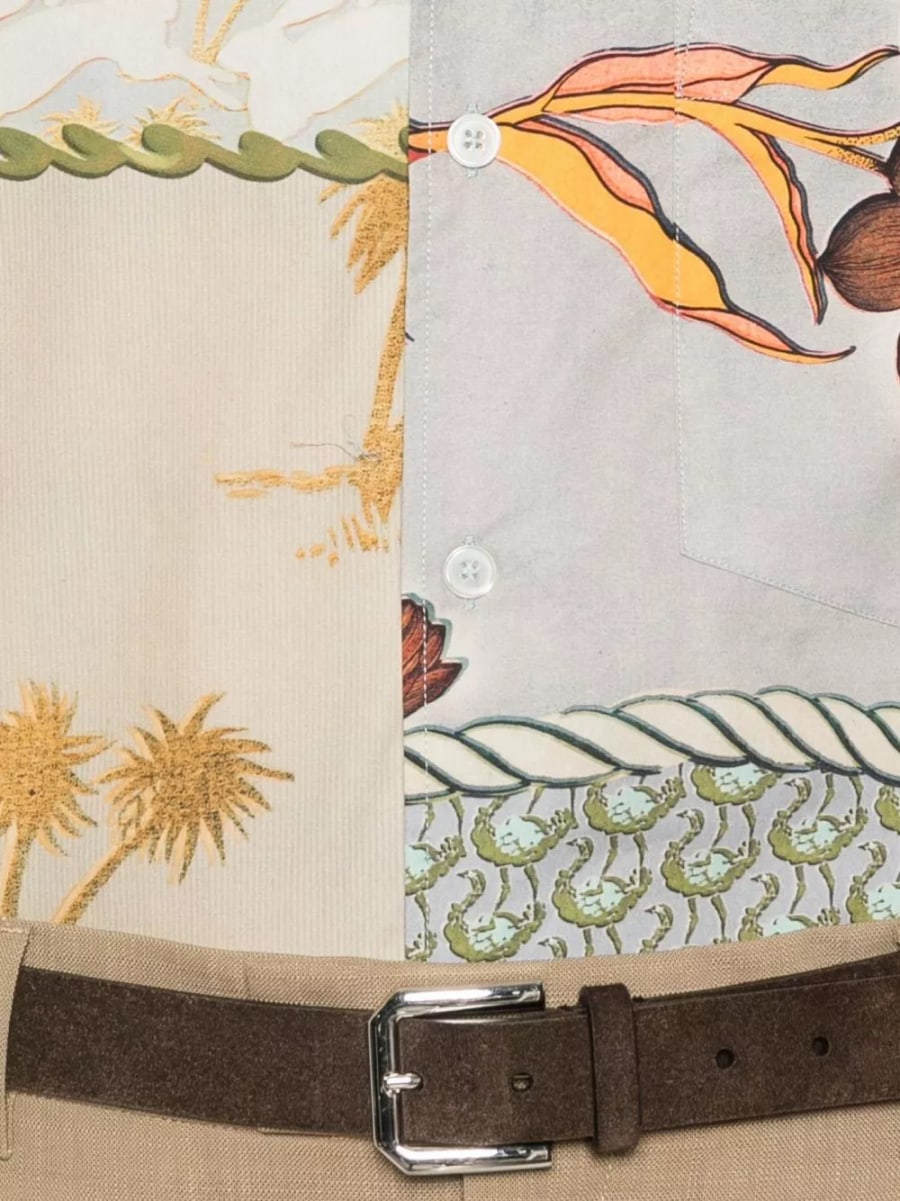 Paul smith Camicia in cotone stampato, view 2