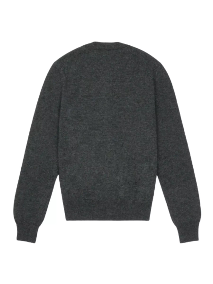 Comme des garçons Cardigan in lana con cuore, view 2