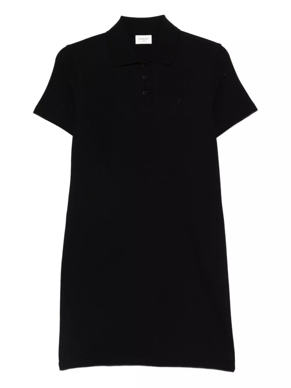 Saint Laurent Abito in cotone con polo